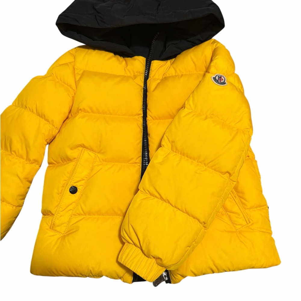 Moncler Vibrant Yellow Jacket with Black Accents